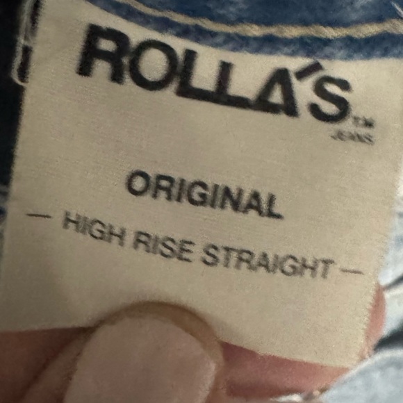 ROLLA'S The Original High Rise Straight Jeans Size 27 - Picture 4 of 5